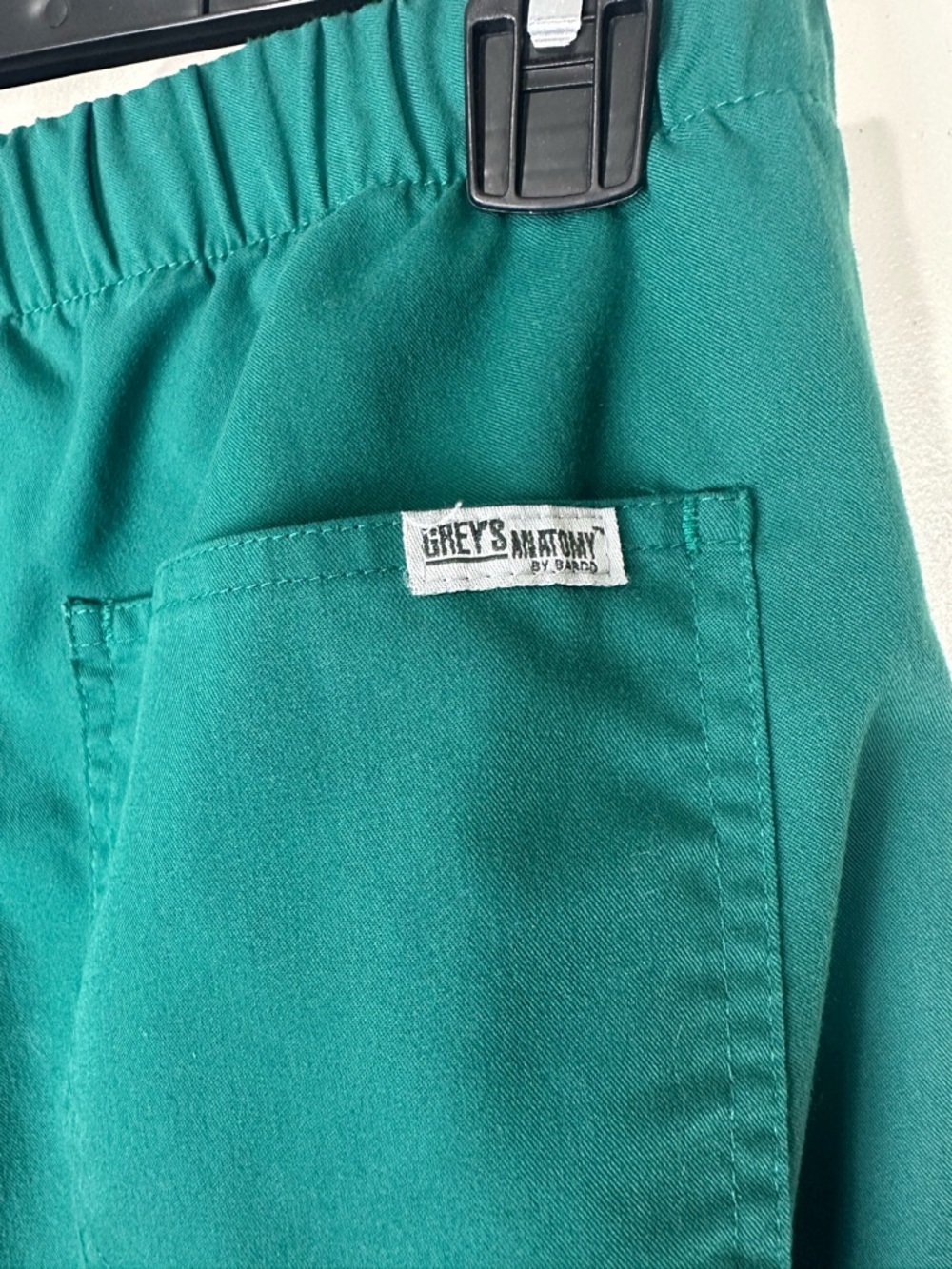 Grey's Anatomy Teal Drawstring Scrub Pants - Picture 4 of 4
